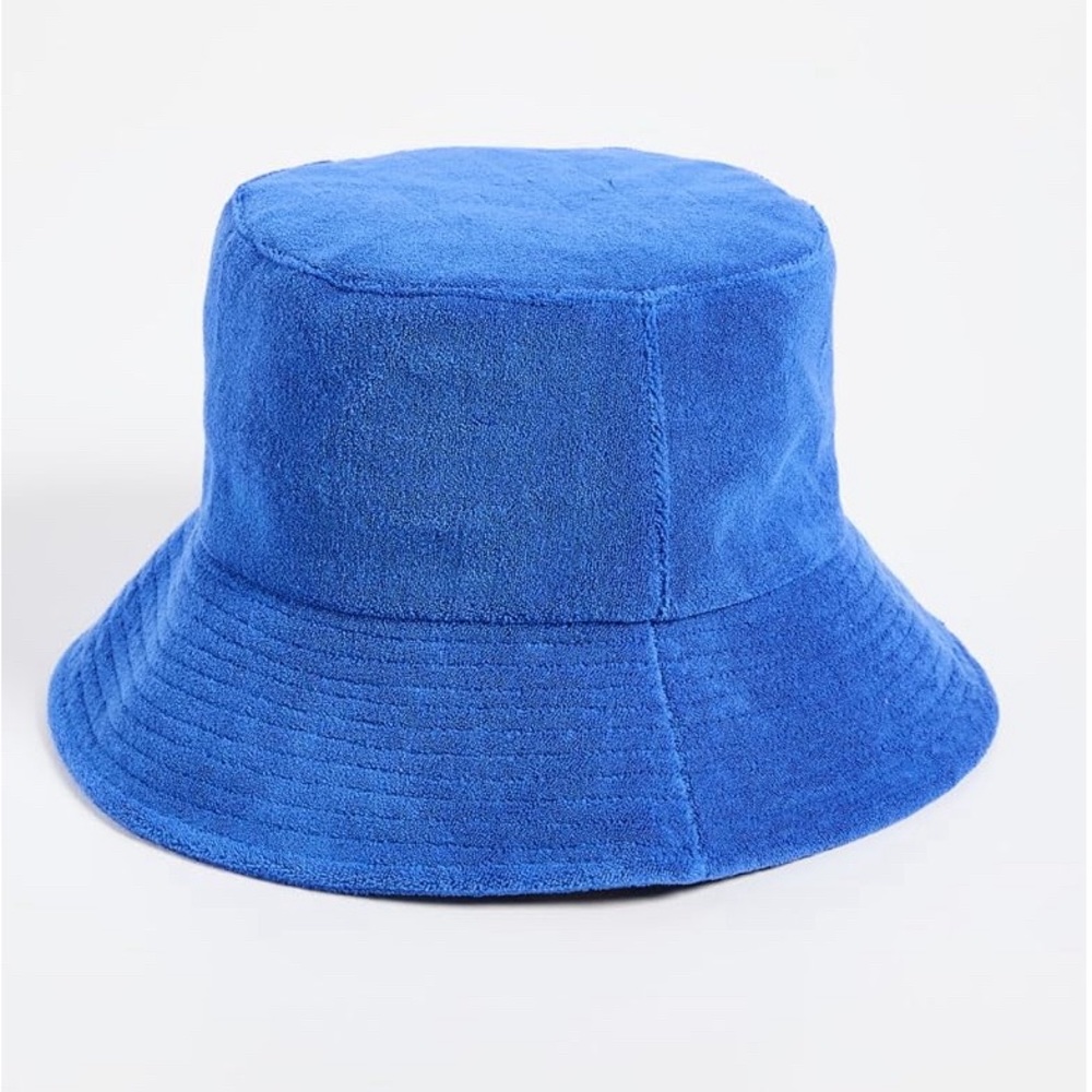 Lack of Color terry wave bucket hat size S/M cobalt blue